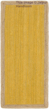 Beige Blue Jute Braided Runner Rugfor Living Room – Beige handmade by LoomifyHome