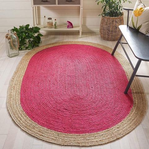 Multicolor Jute Braided Doormatfor Living Room – Living Room Ready handmade by LoomifyHome