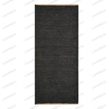Bestsellers Hand Braided Hemp Jute Rug Runner in Black