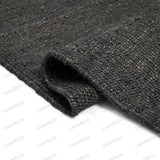 Bestsellers Hand Braided Hemp Jute Rug Runner in Black