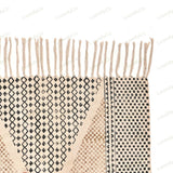 Block Printed Handmade Cotton Runner Rug