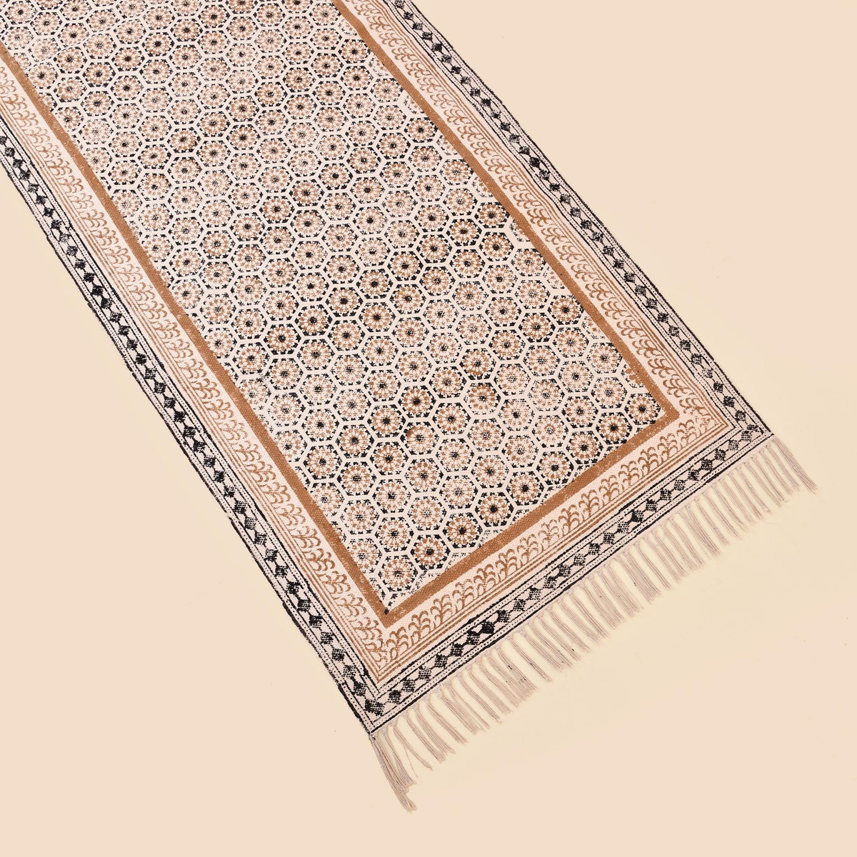 Cotton Stairs Runner Rug - Bohemian Runner Rug, Handwoven Rug for Bedside, Entryway, Kitchen, Modern Decor, Custom Sizes