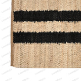 Hand Loomed Natural Jute Runner/Rug, Braided Jute Runner