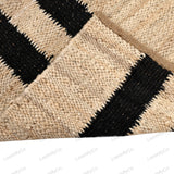 Hand Loomed Natural Jute Runner/Rug, Braided Jute Runner