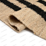 Hand Loomed Natural Jute Runner/Rug, Braided Jute Runner