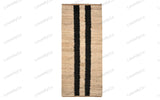 Hand Loomed Natural Jute Runner/Rug, Braided Jute Runner