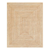 Natural Jute Rug Square Jute Braided Rug Bohemian Jute Rug Rectangular Jute Rug Sisal Rug Boho Decor Rug, Jute Area Rug,