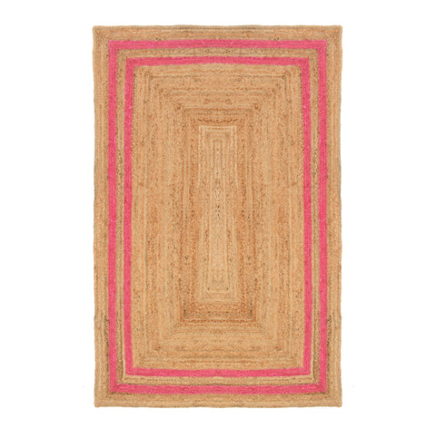 White Beige Jute Braided Runner Rugfor Living Room – Bohemian handmade by LoomifyHome