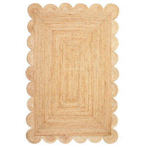 Scallop Rug Jute Rug Jute Scalloped Rug Jute Runner Rug Jute Area Rug 8x10 Jute Rug Scallop Jute Rug Scalloped Jute Rug Jute