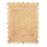 Scallop Rug Jute Rug Jute Scalloped Rug Jute Runner Rug Jute Area Rug 8x10 Jute Rug Scallop Jute Rug Scalloped Jute Rug Jute