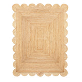 Scallop Rug Jute Rug Jute Scalloped Rug Jute Runner Rug Jute Area Rug 8x10 Jute Rug Scallop Jute Rug Scalloped Jute Rug Jute