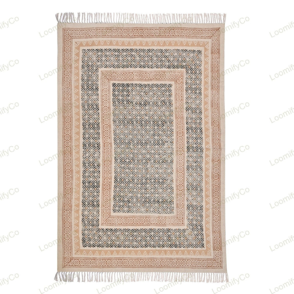 Washable Rugs, Extra Large Rug for Living Room/Bedroom/Dining Room, Washable Cotton Rug, Machine Washable Rug, Woven Kitchen