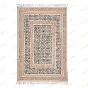 Washable Rugs, Extra Large Rug for Living Room/Bedroom/Dining Room, Washable Cotton Rug, Machine Washable Rug, Woven Kitchen