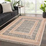 Washable Rugs, Extra Large Rug for Living Room/Bedroom/Dining Room, Washable Cotton Rug, Machine Washable Rug, Woven Kitchen