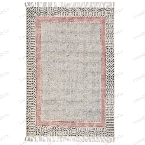 Washable Rugs, Extra Large Rug for Living Room/Bedroom/Dining Room, Washable Cotton Rug, Machine Washable Rug, Woven Kitchen Carpet