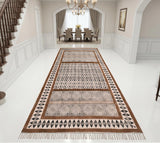 Washable Cotton Rug for Living Room, Dining Room Machine Washable Area Rug, Custom Size Cotton Carpet, Large Cotton Kitchen
