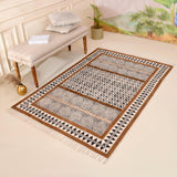 Washable Cotton Rug for Living Room, Dining Room Machine Washable Area Rug, Custom Size Cotton Carpet, Large Cotton Kitchen