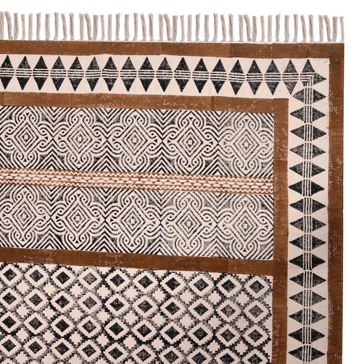 Washable Cotton Rug for Living Room, Dining Room Machine Washable Area Rug, Custom Size Cotton Carpet, Large Cotton Kitchen