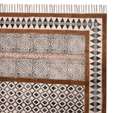 Washable Cotton Rug for Living Room, Dining Room Machine Washable Area Rug, Custom Size Cotton Carpet, Large Cotton Kitchen