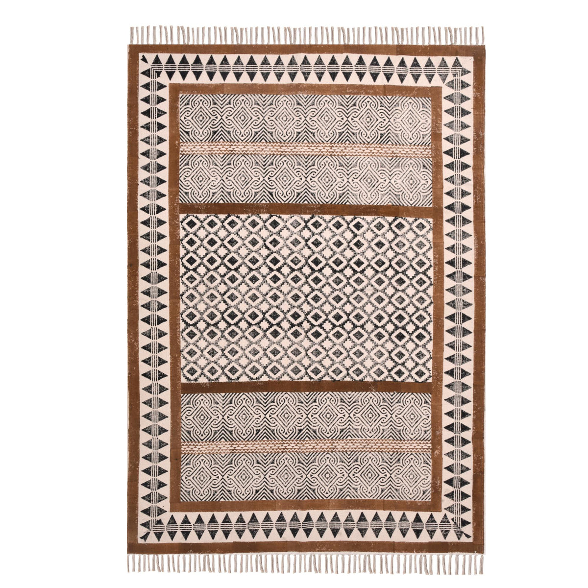 Washable Cotton Rug for Living Room, Dining Room Machine Washable Area Rug, Custom Size Cotton Carpet, Large Cotton Kitchen