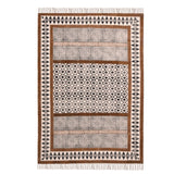 Washable Cotton Rug for Living Room, Dining Room Machine Washable Area Rug, Custom Size Cotton Carpet, Large Cotton Kitchen