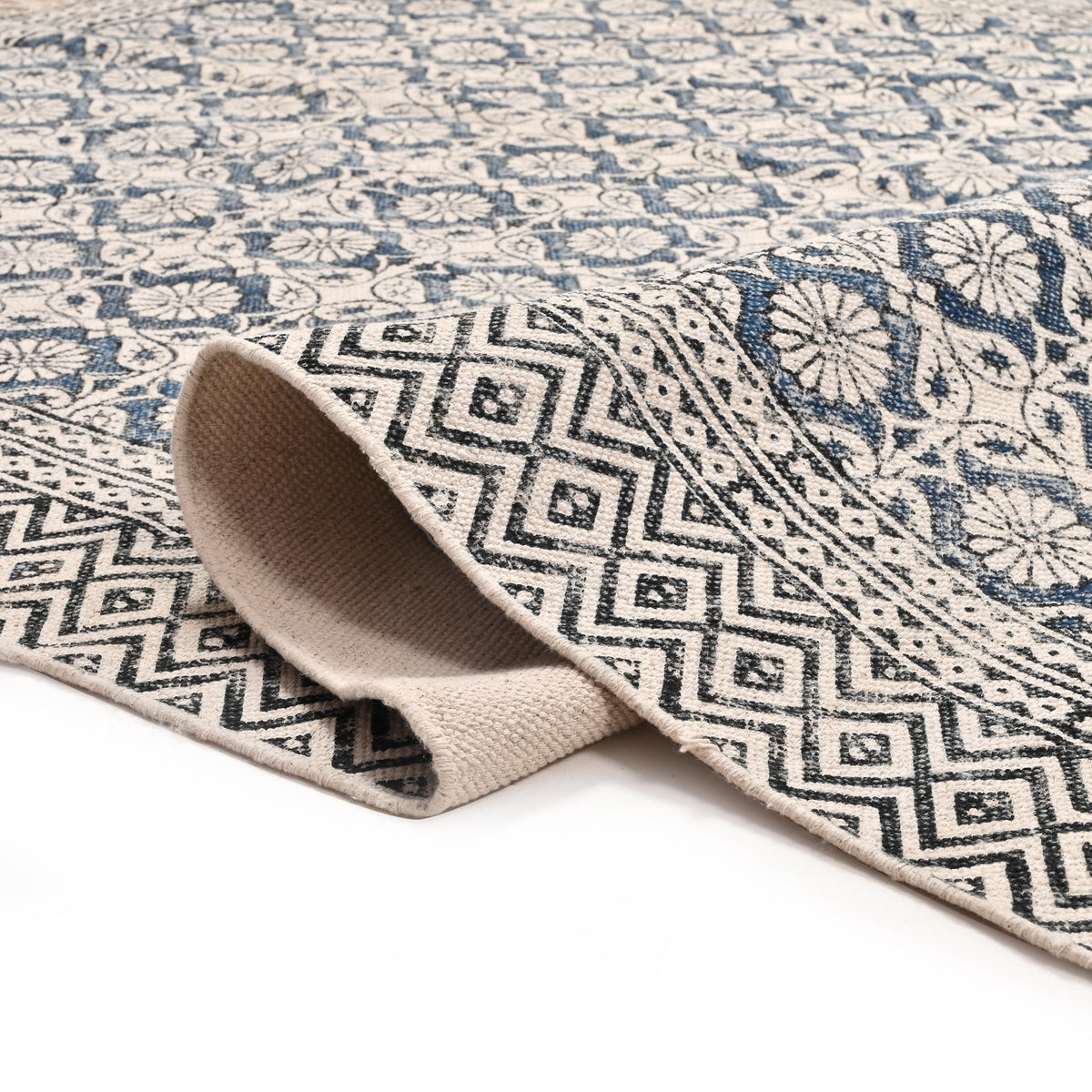Boho Washable Cotton Rug for Living Room, Bedroom Large Size Machine Washable Cotton Area Rug Oversized Woven Rug Custom