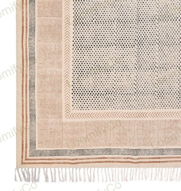 Washable Cotton Rugs, Extra Large Rug for Living Room/Bedroom/Dining Room, Washable Cotton Rug, Machine Washable Rug, Woven