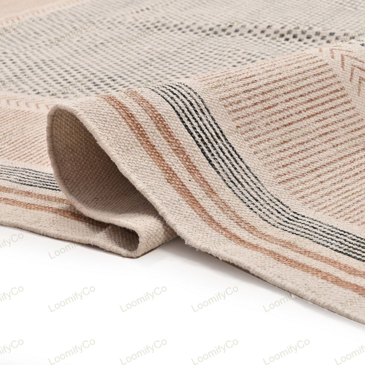 Washable Cotton Rugs, Extra Large Rug for Living Room/Bedroom/Dining Room, Washable Cotton Rug, Machine Washable Rug, Woven
