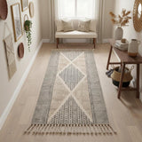 Long Washable Hallway Runner Soft Cotton Runner Rug Washable Non Slip Extra Long Hallway Rug, Cotton Carpet for Entryway,