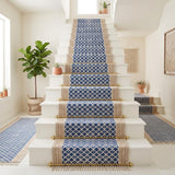 Soft Cotton Traploper Stair Runner Washable Stair Runner Cotton Carpet Runner for Stairs Hallway Runner Rug Custom Stair