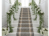 Bohemian Stair Runner Rug Cotton Carpet Runner for Stairs, Custom Stair Treads Rug Machine Washable Stairs Rug Staircase