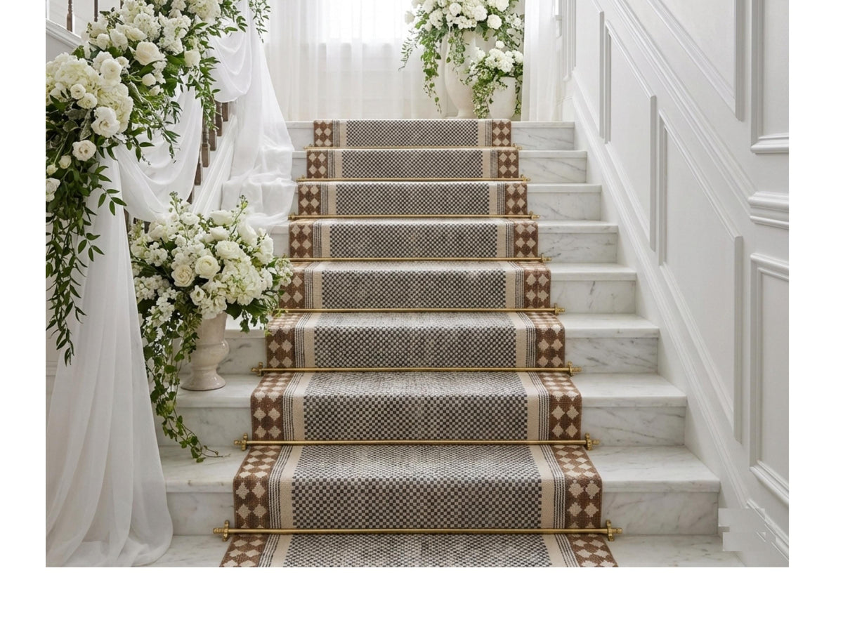 Stair Runner Rug Custom Size Bohemian Cotton Washable non slip Stair Treads Rug Washable Stair Runner Carpet Cotton Carpet