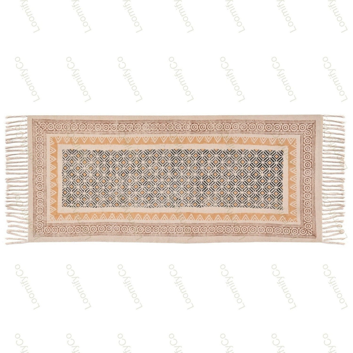 Washable Cotton rug for kitchen, hallway, entry rug, staircase runner, yoga mat, hall runner, Machine Washable Rug, bathroom