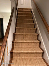 Beige Jute Braided Stair Runnerfor Living Room – 72 x 108 handmade by LoomifyHome