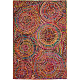 Beige Blue Jute Braided Oval Rugfor Living Room – 48 x 72 handmade by LoomifyHome