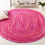 Multicolor Jute Braided Oval Rugfor Living Room – 3 x 4 handmade by LoomifyHome