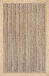 Beige Brown Jute Braided Runner Rugfor Living Room – Bohemian handmade by LoomifyHome