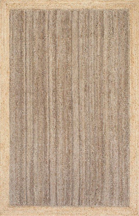 Beige Brown Jute Braided Runner Rugfor Living Room – Bohemian handmade by LoomifyHome