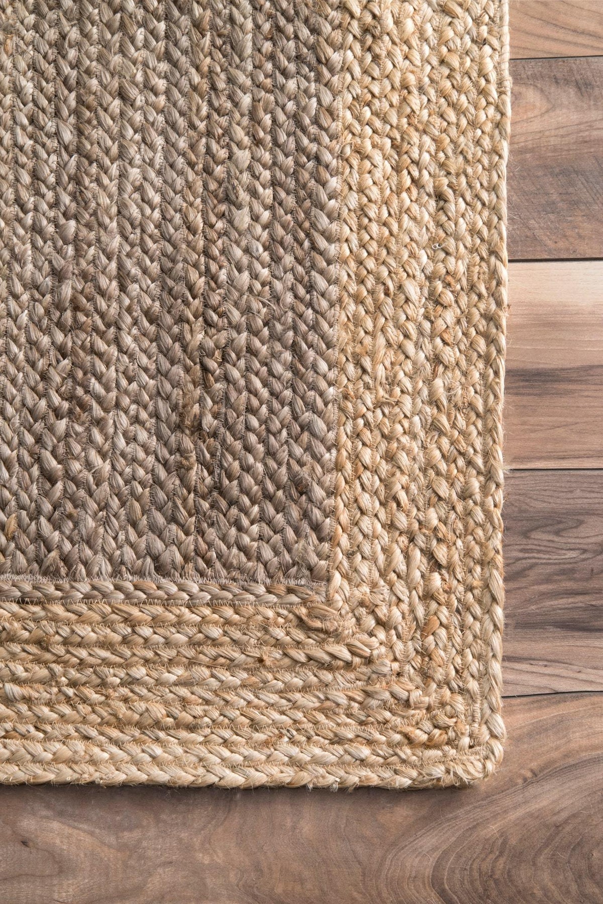 Beige Brown Jute Braided Runner Rugfor Living Room – Bohemian handmade by LoomifyHome