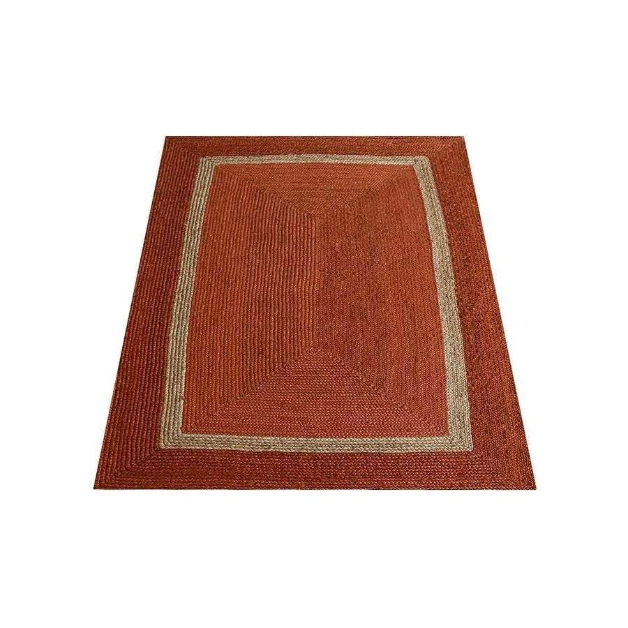 Beige Brown Jute Braided Runner Rugfor Living Room handmade by LoomifyHome