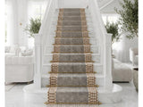 Cotton Stairs Runner Rug Earthy Brown Runner Rug, Handwoven Rug for Bedside, Entryway, Kitchen, Modern Decor, Custom Sizes