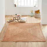 White Beige Jute Braided Runner Rugfor Living Room – 96 x 120 handmade by LoomifyHome