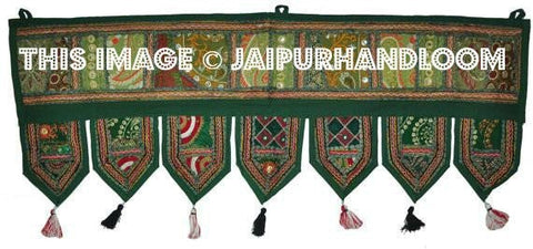 Cotton Embroidered Door Toran & Window Valance – Design 6953A