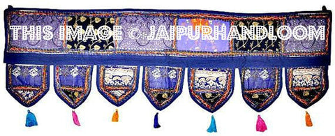 Cotton Embroidered Door Toran & Window Valance – Design 91E9A