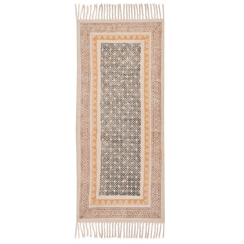 Cotton Braided Runner Rugfor Living Room – Coastal handmade by LoomifyHome