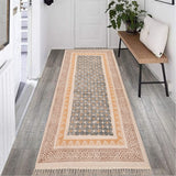 Cotton Braided Runner Rugfor Living Room – Coastal handmade by LoomifyHome