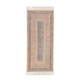 Cotton Braided Runner Rugfor Living Room – Scalloped handmade by LoomifyHome