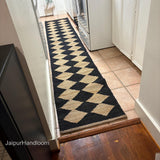 Beige Jute Braided Stair Runnerfor Living Room – 5 x 7 handmade by LoomifyHome