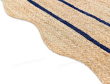 Beige Jute Braided Runner Rugfor Living Room – 72 x 108 handmade by LoomifyHome