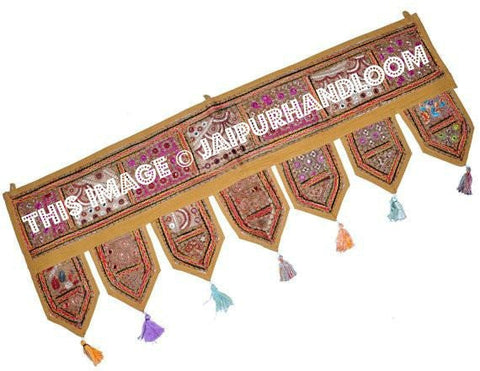Embroidered Door Toran & Window Valance – Design 0C953